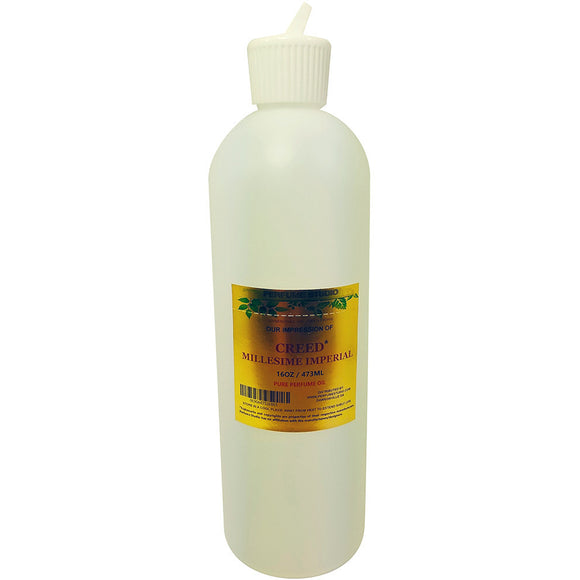 Premium Perfume Oil IMPRESSION of Millesime Imperial by Creed* (Bulk Designer Type Oil; 16oz HDPE Bottle
