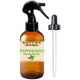 Peppermint Oil. PURE PEPPERMINT THERAPEUTIC GRADE. Repel Ants, Spiders, Mice, Mosquitoes, & Scorpions. Helps with digestive problems, fevers, respiratory symptoms, headaches, stress and pain. (4oz Dropper Bottle/Trigger Sprayer)