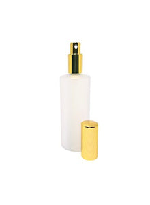 Perfume Studio Frosted Glass Refillable Fragrance Bottle Set with Gold Sprayers. Top Quality Glass Ideal for Perfumes, Colognes, Essential Oils, Beauty Sprays. Bonus Perfume Oil Vial (2oz & 4oz Set)