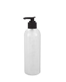 Perfume Studio 16 Oz Natural Plastic Empty Bottles - HDPE 24/410 Neck Size with Choice of Fine Mist Spray or Flip Top Dispensing Cap (6 Bottles)