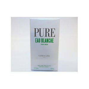 Pure Eau Blanche FOR MEN by Karen Low - 3.4oz EDT Spray