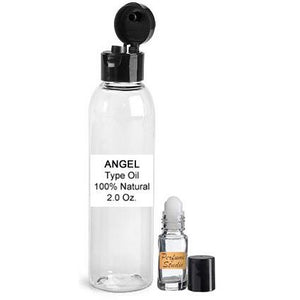 Wholesale Premium Perfume Oil  Inspired by Angel Perfume for Women in a 2oz Bottle with a free empty 5ml glass roll on