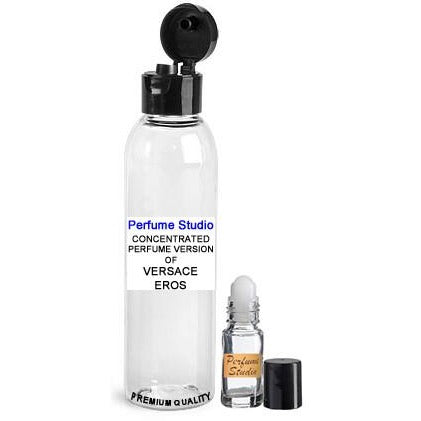 Wholesale Premium Perfume Oil  Inspired by Versace Eros* Cologne in a 2oz Bottle with a free empty 5ml glass roll on