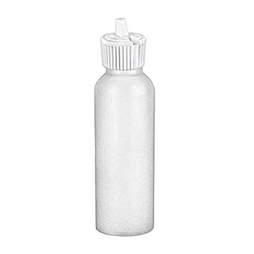 Perfume Studio 2 oz Squirt Bottles, Squeezable Empty Travel Containers, BPA Free HDPE Plastic for Essential Oils and Liquids, Toiletry/Cosmetic Bottles (Translucent White)