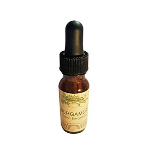 Bergamot Essential Oil. Therapeutic Grade 100% Pure BERGAMOT Essential Oil in a 15ml Amber Glass Dropper Bottle (Citrus bergamia Premium Quality Aromatherapy Essential Oil)