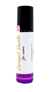 Caramel Vanille Perfume for Women by Haute Touche. Sweet Vanilla & Caramel Juicy Pure Perfume Oil; 10ml Roll-On