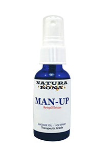 Man-up Sexual Arousal Synergy Blend for Men; Natural Moringa Spray Oil Infused with Performance Enhancement Essential Oils; (Man-Up Spray, 1oz)