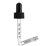 Perfume Studio Calibrated Glass Straight Tip Pipette Droppers - Pack of 24, No Bottles