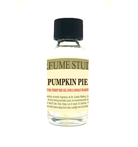Pumpkin Pie Fragrance Oil for Candle Making; 100% Pure Perfume Oil, 30ML CLEAR GLASS BOTTLE