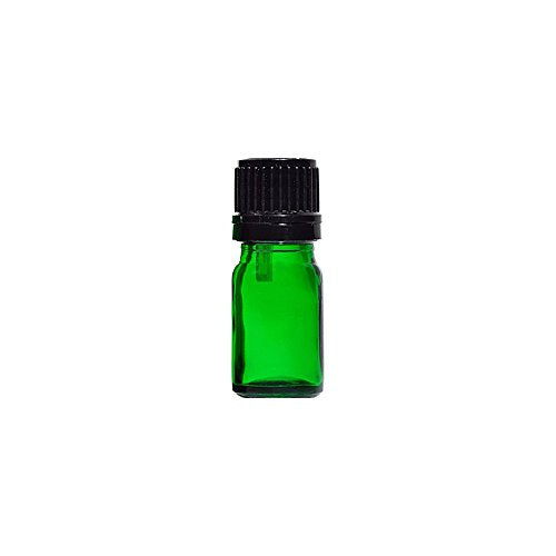 10ml Euro Dropper Bottle - 6 Unit Set of Empty Green Glass European Style Droppers - 1, Perfume Studio Body Oil Sample Vial