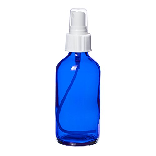 Premium Life Blue Glass Bottle with Spray 4 oz Unit