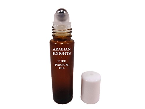 Perfume Studio Arabian Knights Pure Perfume Oil - Concentrated Premium Quality Parfum in a 10ml Amber Glass Roller Bottle with Metal Ball Applicator