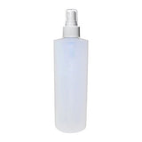 Perfume Studio 8 Oz Natural Plastic Empty Bottles - HDPE 24/410 Neck Size with Choice of Fine Mist Spray, Flip Top Dispensing Cap, Pump, and Trigger Sprayer (8 Bottles)