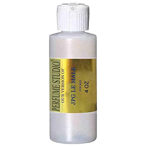 Perfume Studio IMPRESSION Fragrance Oil Compatible with Le_Male JPG Oil for Men, 100% Pure, No Alcohol Oil (VERSION/TYPE; Not Original Brand); 4oz