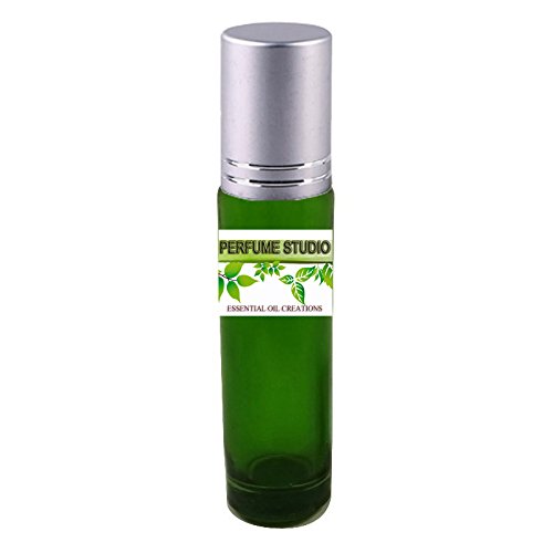 Premium Parfum Oil Blend: Similar to *Silver Mountain Water - 100% Pure Perfume Oil, Alcohol Free in a 10ml Green Glass Roller Bottle with Metal Ball and Silver Cap (Perfume Studio Oil Blend CF-107)