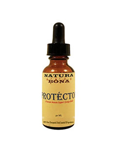 Natura Bona Protector  Natural Essential Oil Blend for Immune Booster Support. Use on Diffuser, Skin, DIY Spray, Massage. Use as a Disinfectant Defender, Cleanser a Germ Fighter (30ml Glass Dropper)