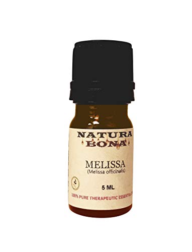 Natura Bona Organic Melissa Essential Oil Therapeutic Grade, Ready to Use, Prediluted 10% in Fractionated Coconut Oil.