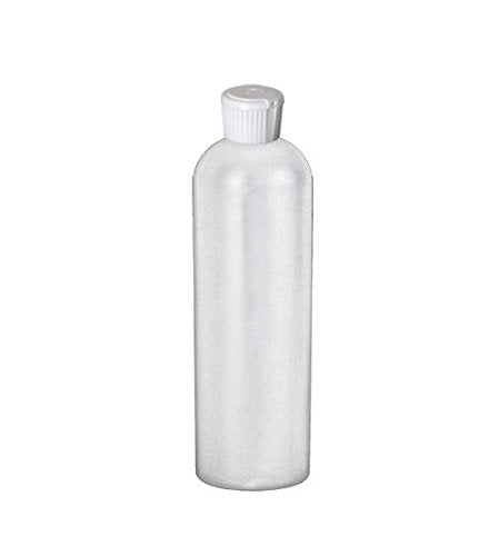Perfume Studio 16 Oz Flip Top Dispensing Bottles - Natural HDPE 24/410 Neck Size, 6 Bottles (White FLIP TOP Dispenser)