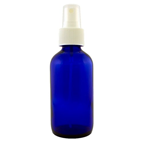 Premium Life Blue Glass Bottle with Sprayer 2 oz - Essential Oil Packaging Supplies