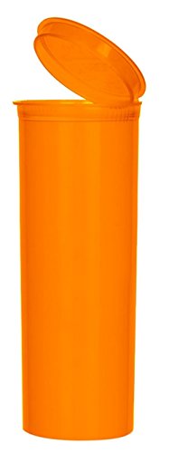 Airtight 60 Dram Hinged Vials - 6 Squeeze Pop-Top Pharmaceutical Vials, Highest Quality in Packaging Containers for Collectives, Dispensaries and Many Other Practical Uses (6 Units)