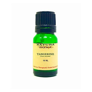 Tangerine Essential Oil - 100% Pure & Natural Therapeutic Grade Oil in a 10ml UV Protected Green Glass Euro Dropper Bottle. (Tangerine)