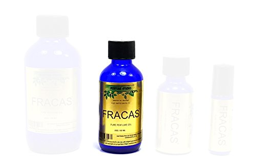 Perfume Oil IMPRESSION with SIMILAR Fragrance Accords to: {FRACAS}{WOMEN}; Long Lasting 100% Pure No Alcohol Oil - Our Perfume Oil VERSION/TYPE; Not Original Brand, Blue Glass (2oz Splash-On Bottle)