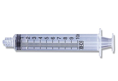 10cc 10ml Hypodermic Syringe Luer lok Tip Without Needles Box/100