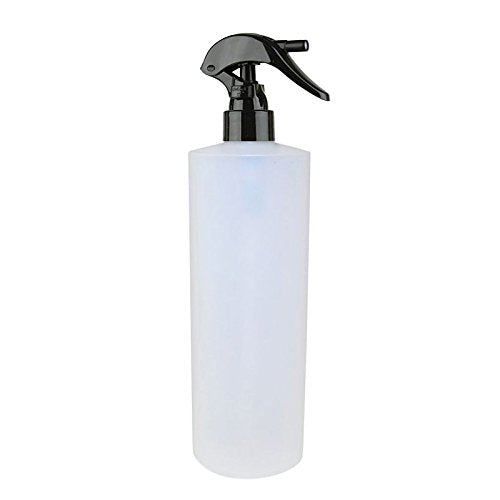 Perfume Studio 8oz Trigger Spray Bottles - Pack of 8 of Durable/Reusable HDPE Material. (Black Trigger Sprayer)