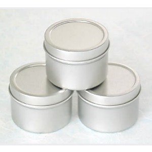 2 oz. Round Favor Tins - pack of 12 (2in. in diameter)