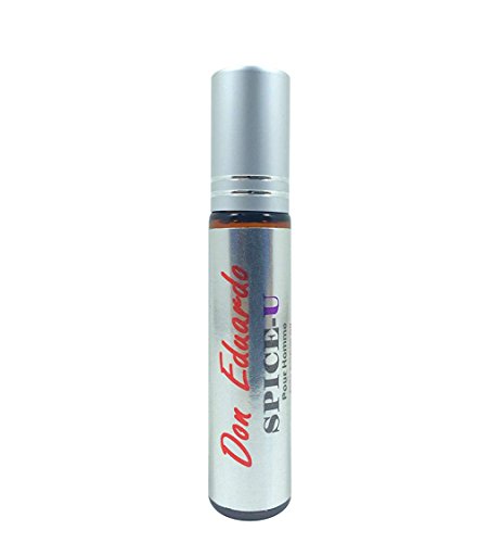 Don Eduardo Spice-U Perfume Oil for Men. A Pure Parfum Pheromone Infused Oil with Aromatic, Fresh & Warm Spicy Accords 7 mL (Spice-U)
