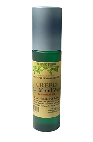 IMPRESSION Fragrance Similar to Creed Virgin Island - 100% Pure, Premium Quality Alcohol Free in a 10ml Green Glass Roller Bottle with Metal Ball (Perfume Studio Oil Blend CF-109)