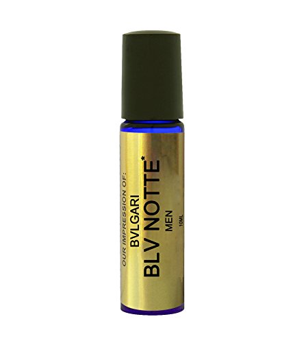 Blv Notte Fragrance Oil IMPRESSION for men - Perfume Oil VERSION/TYPE; Not Original Brand (10ML ROLLER BOTTLE)