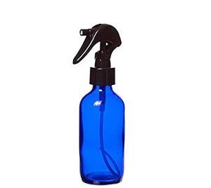 Perfume Studio 4 oz. Blue Glass Bottle with Black Trigger Spray Top