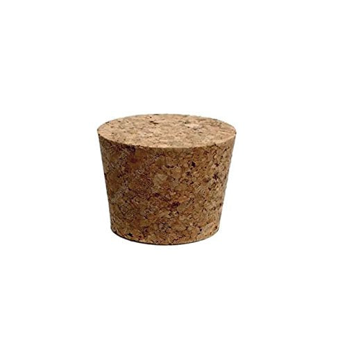 Natura Bona Tapered Cork Stopper Set; #13 for Essential Oil, Wine, and Other Liquid Bottles. Exact Dimension: 1.18Â Top Diameter X .95Â Height X 1.02Â Bottom Diameter. (12)
