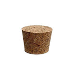 Natura Bona Tapered Cork Stopper Set; #13 for Essential Oil, Wine, and Other Liquid Bottles. Exact Dimension: 1.18" Top Diameter X .95" Height X 1.02" Bottom Diameter. (6)