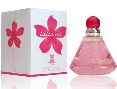 Laloa Pink Perfume for Woman By Via Paris Parfums EDT Spray 3.4 Oz