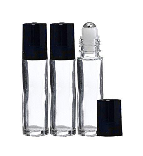 Perfume Studio Roller Bottles with Metal Ball for Essential Oils, 5ml to 7ml Capacity (3)