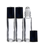 Metal Ball Glass Roller Bottle for Essential Oils, Perfumes, Lip Balms, and Aromatherapy Oils, 5ml to 7ml Capacity
