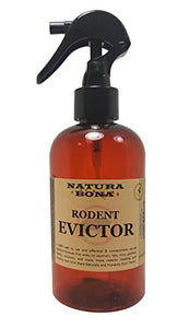 Rodent Evictor Repellent Spray. A Natural Concentrated Essential Oil Formula proven to naturally get rid of mice, rats and squirrels invading your home; 8oz Ready to Use Prediluted Spray Bottle.