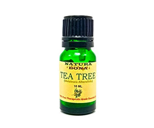Tea Tree Essential Oil - Therapeutic Grade Organic Melaleuca Alternifolia Oil in a 10ml UV Protected Green Glass Euro Dropper Bottle. (Tea Tree)