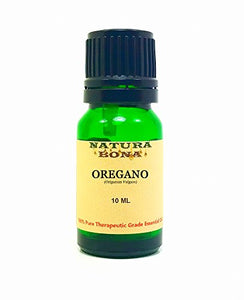 Oregano Essential Oil - 100% Organic Therapeutic Grade Oregano Oil in a 10ml UV Protected Green Glass Euro Dropper Bottle. (Oregano)