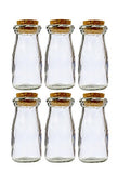 Small Mini Glass Bottles with Cork top stoppers; 100ml. Complimentary Pure Parfum Sample Included