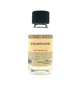 Champagne Perfume Oil for Perfume Making,Body Oils, Soap, Candle Making & Incense; Splash-On Clear Glass Bottle. Premium Quality Undiluted & Alcohol Free (1oz, Champagne Fragrance Oil)
