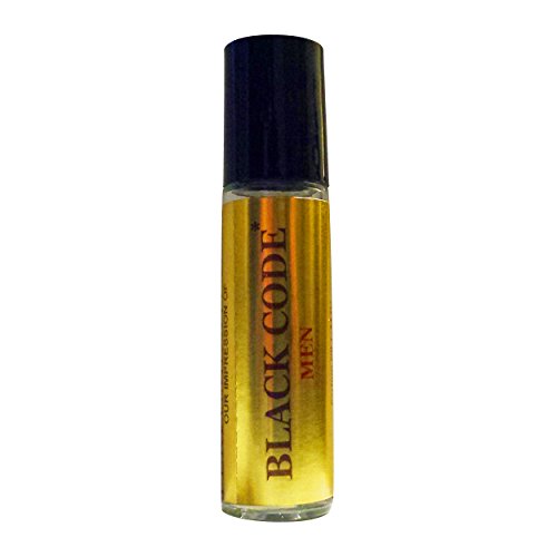 Perfume Studio Oil IMPRESSION of BLACK_CODE For Men; 10ml Roll On with Metal Ball Applicator, 100% Pure Undiluted, No Alcohol (VERSION/TYPE Fragrance)