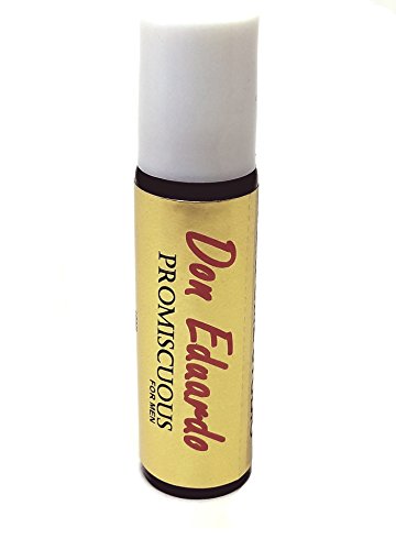 Don Eduardo Promiscuous for Men. A mysterious spicy oriental fragrance infused with all-natural exotic pheromones to attract women, 10ml Amber Glass Roll On Bottle.