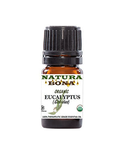 Eucalyptus Essential Oil Globulus Organic, 5ml. Therapeutic Grade 100% Pure Eucalyptus Oil