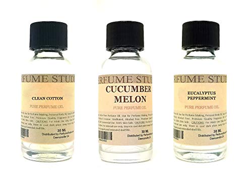 Fragrance Oil Set 3-Pk 1oz Each for Making Soaps, Candles, Bath Bombs, –  PERFUME STUDIO