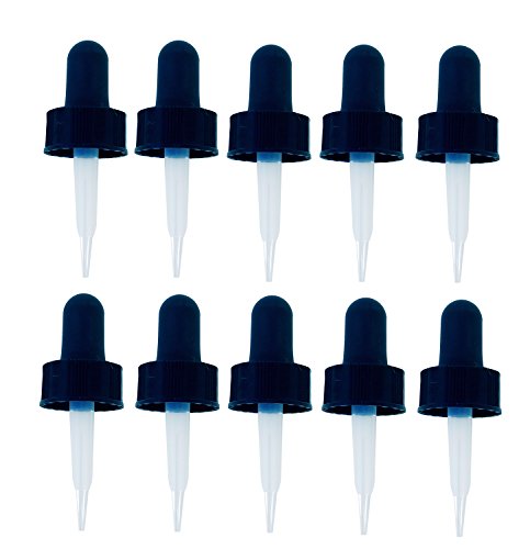 Sterile Oral Medicine Dropper; 10-Pack with a 20/400 Finish. BPA Free Plastic; Pipette is 1 11/16