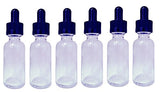 Perfume Studio Essential Oil Glass Dropper Bottles with Sterile Child Resistant Cap/Pipette & Bonus Perfume Oil Sample; Set of 6 Dropper Bottles