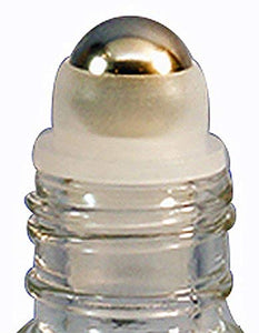 Perfume Studio Replacement Roller Tops for Roll-On Bottles with Stainless Steel Metal Balls (24 Units) - Fits Roll On Bottles with a .63 in / 16 mm Inner Neck